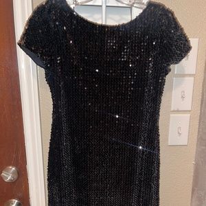 Sequin Black Dress